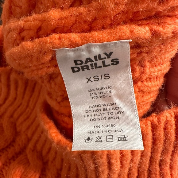 daily drills orange sweater set - Picture 12 of 15